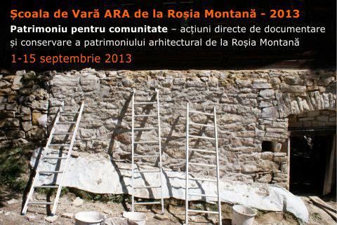 Şcoala de Vară ARA de la Roşia Montană, 2013'