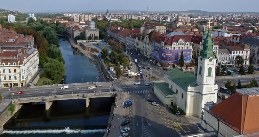 Oradea, Crișul Repede - foto: F. Bălteanu, 23.08.2012