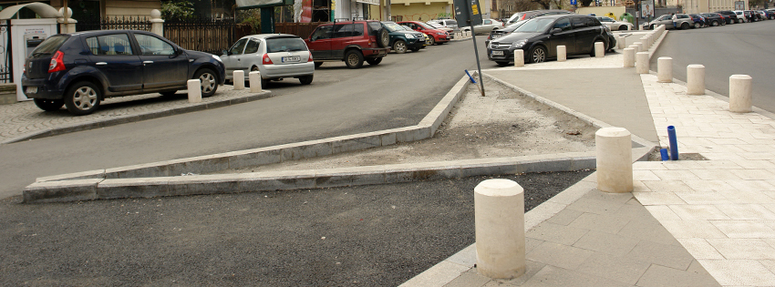 intersecția străzilor C.A. Rosetti - Maria Rosetti - J. L. Calderon, foto: F. Bălteanu, aprilie 2013
