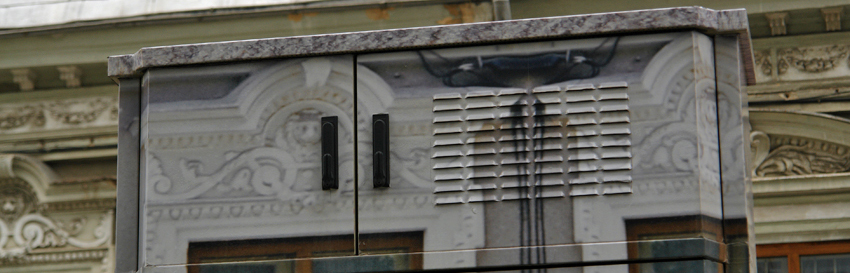 transformatoare ilustrate, str. A. Călinescu, foto: F. Bălteanu, aprilie 2013